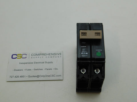 CHF235 - Eaton 35A Amp 2P Pole 10kA@120/240V Plug On Circuit Breaker