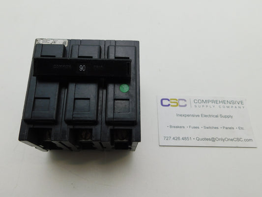 BAB3090H - Eaton 90A Amp 3P Pole 10kA@240V Bolt On Circuit Breaker