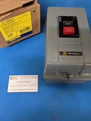 2510MBG1 - Square D 18A Amp 2P Pole 600V Nema 1 Manual Starter