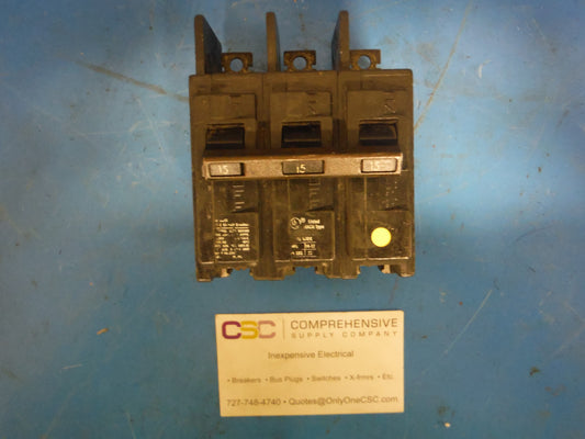 BQ3B015 - Siemens 15A Amp 3P Pole 10kA@240V Bolt On Circuit Breaker - Older Series