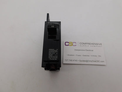BQ1B015 - ITE 15A Amp 1P Pole 10kA@120/240V Bolt On Circuit Breaker - Older Series