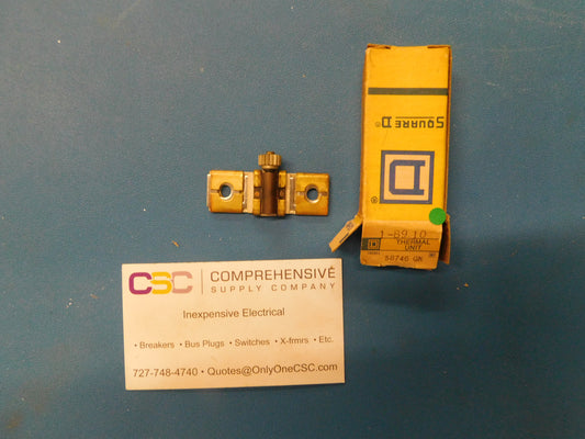B9.10 - Square D Overload Relay Thermal Unit Type S/B Melting Alloy Class 20
