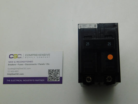 BAB2025 - Cutler Hammer 25A Amp 2P Pole 10kA@120/240V Bolt On Circuit Breaker