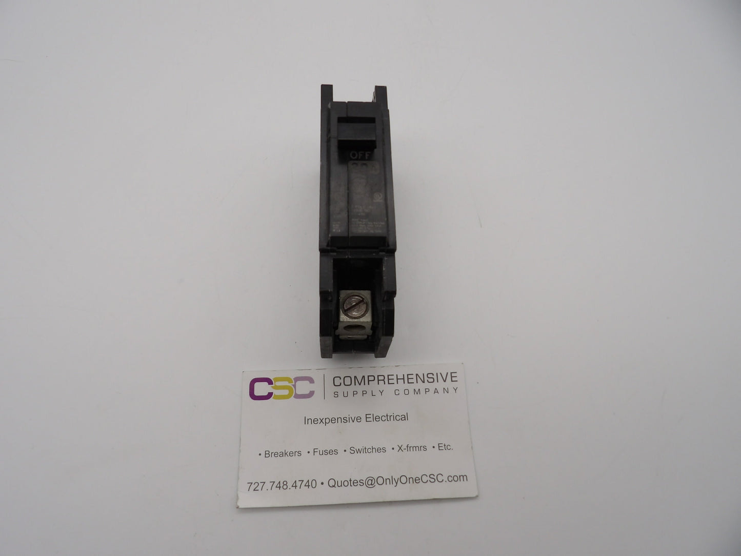 THQC1130WL - GE 30A Amp 1P Pole 10kA@120/240V Feed Through Circuit Breaker W/Lugs