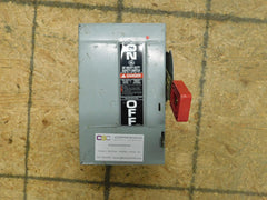 THN3321 - GE 30A Amp 3P Pole 240V Nema 1 Non-Fusible Safety Switch