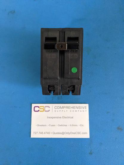 THQB2160 - GE 60A Amp 2P Pole 10kA@120/240V Bolt On Circuit Breaker