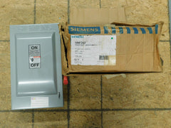 HNF262 - Siemens 60A Amp 2P Pole 600V Nema 1 Non-Fusible Safety Switch