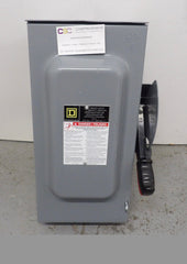 H362NRB - Square D 60A Amp 3P Pole 600V Nema 3R Fusible Heavy Duty Safety Switch