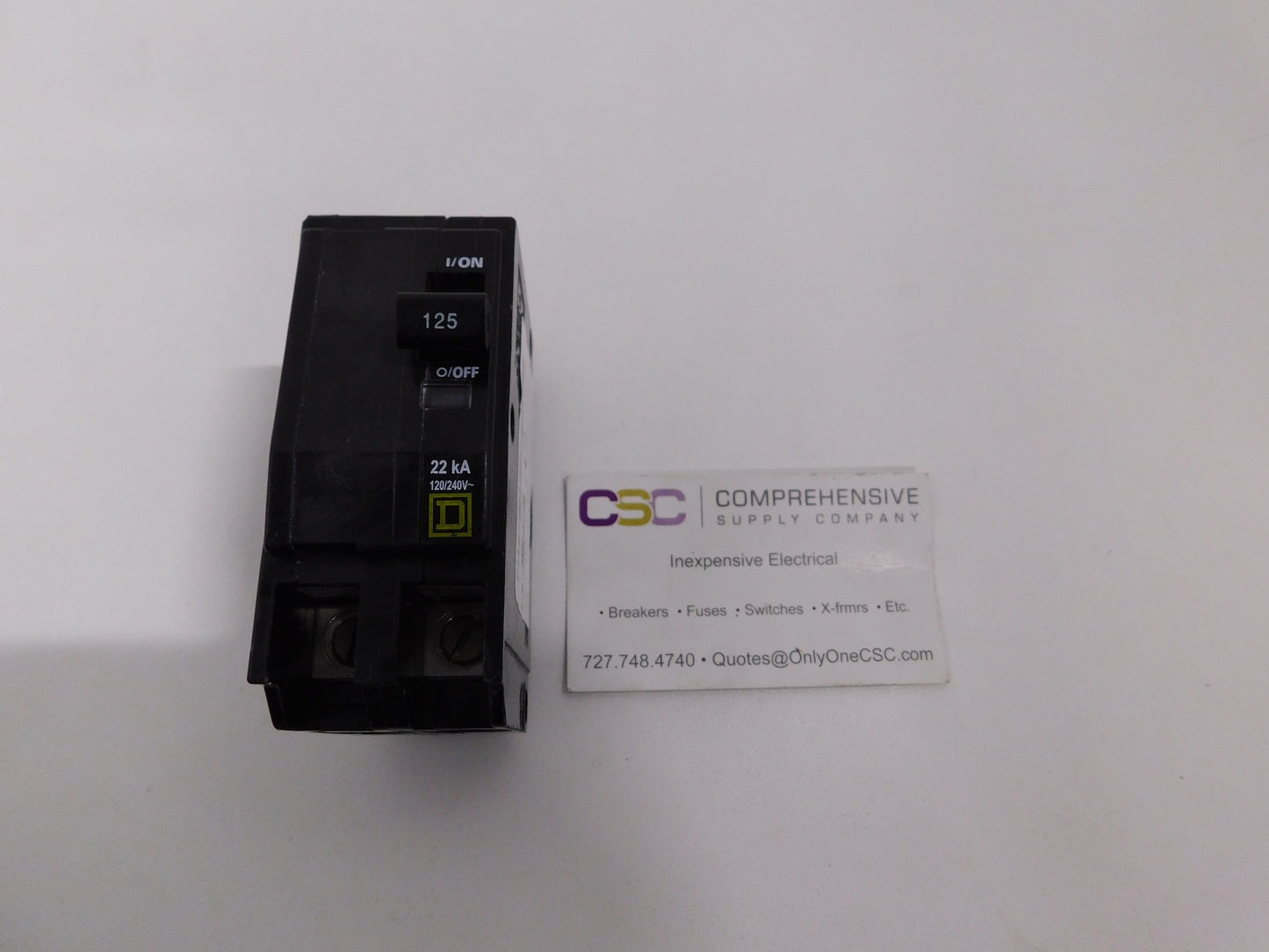 QOB2125VH - Square D 125A Amp 2P Pole 22kA@120/240V Bolt On Circuit Breaker