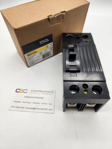 TQD22150WL - GE 150A Amp 2P Pole 10kA@240V Feed Through Circuit Breaker W/Lugs