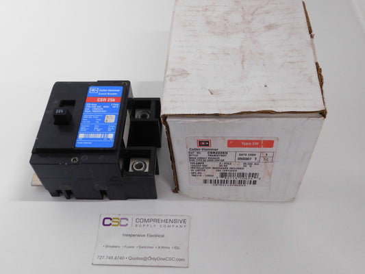 CSR2225N - Cutler Hammer 225A Amp 2P Pole 25kA@240V Bolt On Circuit Breaker