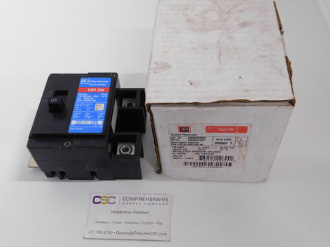 CSR2225N - Cutler Hammer 225A Amp 2P Pole 25kA@240V Bolt On Circuit Breaker