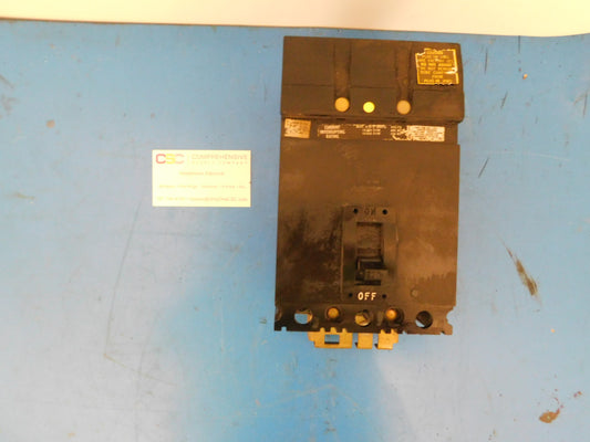 FA34020 - Square D 20A Amp 3P Pole 14kA@480V I-Line Plug On Black Circuit Breaker