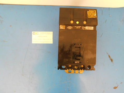 FA34020 - Square D 20A Amp 3P Pole 14kA@480V I-Line Plug On Black Circuit Breaker