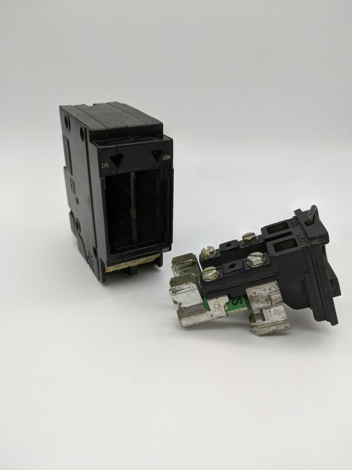 QF-230 - Square D 30A Amp 2P Pole 10kA@240V Plug On Fuse Pull Circuit Breaker/ Misc Switch