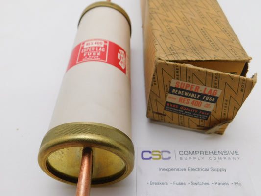 RES400 - Bussmann 400A Amp 600V Class H Renewable Cartridge Fuse