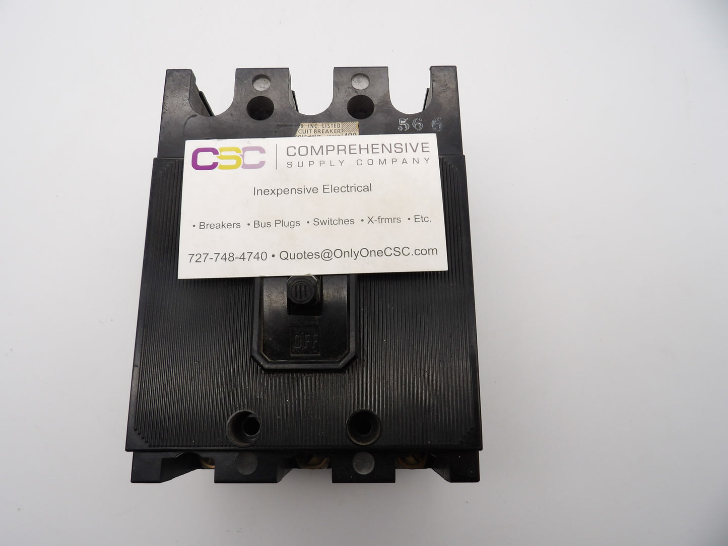 EE3-B015 - ITE 15A Amp 3P Pole 10kA@240V Bolt On Circuit Breaker