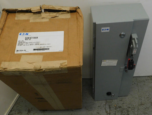 ECN1611AAA - Eaton 3P Pole 240V Nema 1 Combo Starter W/Disconnect