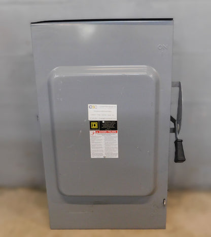 DU324RB - Square D 200A Amp 3P Pole 240V Nema 3R Non-Fusible General Duty Safety Switch