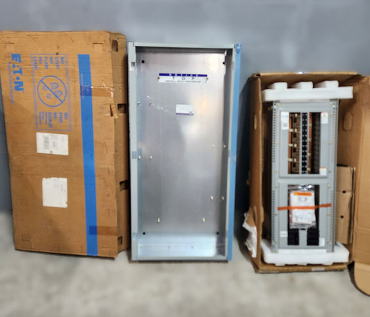 1042B3421EACNTFL - Eaton 100A Amp 208Y/120V 42Sp 3Ph/4W Mb Prl1X Non Tfl Panelboard W/100A Breaker, Nema 1 Enclosure & Surface Cover