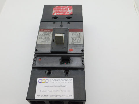 SGLA36AT0600 - GE 600A Amp 3P Pole 600V 65kA@480V Bolt On Spectra Rms Circuit Breaker
