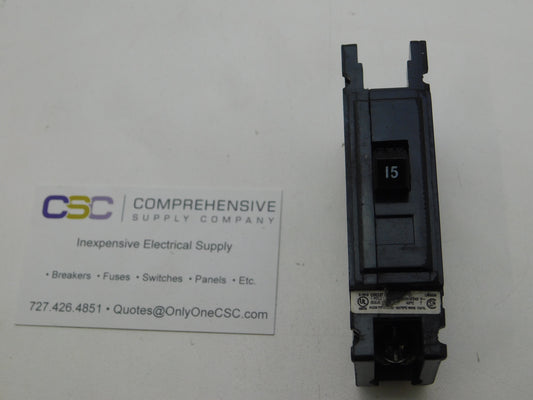 QHCX1015 - Eaton 15A Amp 1P Pole 120/240V 42kA@240V Feed Through Circuit Breaker