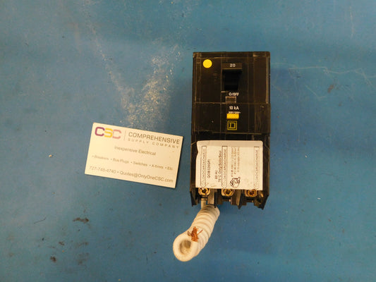 QOB320GFI - Square D 20A Amp 3P Pole 10kA@208Y/120V Bolt On Ground Fault GFCI Circuit Breaker