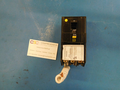 QOB320GFI - Square D 20A Amp 3P Pole 10kA@208Y/120V Bolt On Ground Fault GFCI Circuit Breaker