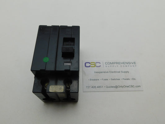 EH24030 - Square D 30A Amp 2P Pole 14kA@480Y/277V Plug On Circuit Breaker