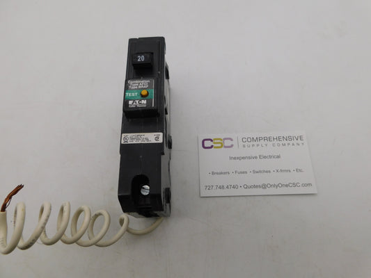 BR120CAF - Eaton 20A Amp 1P Pole 10kA@120V Combo Arc Fault AFCI Circuit Breaker