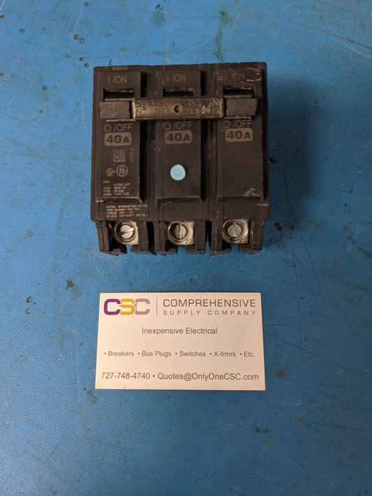 THQB32040 - GE 40A Amp 3P Pole 10kA@240V Bolt On Thqb Circuit Breaker