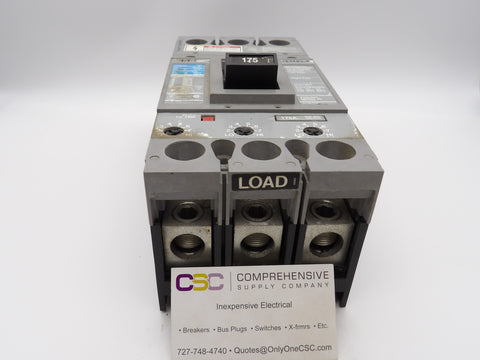 FD63F250 - Siemens 250A Amp 3P Pole 600V 35kA@480V Bolt On Sentron Series Breaker W/Gray Label & 175A Trip