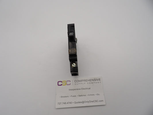 A120R - Challenger 20A Amp 1P Pole 10kA@120/240V Plug On Circuit Breaker W/Right Clip