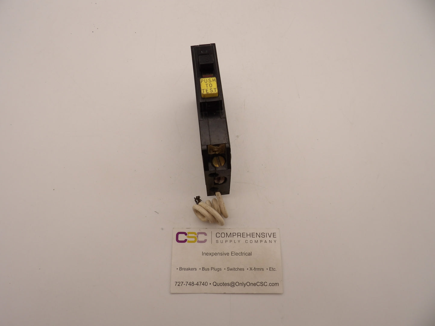QO115GFI - Square D 15A Amp 1P Pole 10kA@120V Plug On Ground Fault GFCI Circuit Breaker - Older Series