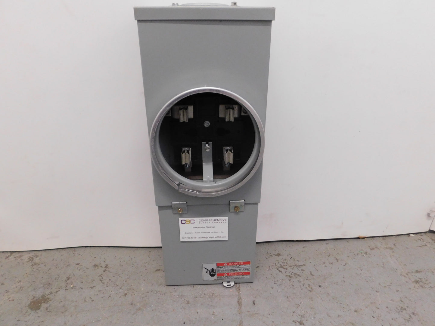 WMB102RN - Eaton 100A Amp 120/240V Nema 3R 4J Jaw Single Position Oh Meter Breaker Csed Combination Service Entrance Device For Br Type Breakers