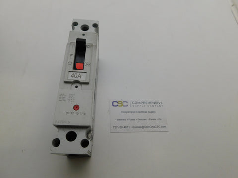 FBV16TE040RV - GE 40A Amp 1P Pole 600V 35kA@480V Feed Through Record Plus Circuit Breaker