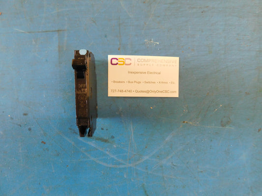THQP115 - GE 15A Amp 1P Pole 10kA@120V/240V Plug On Thin Circuit Breaker