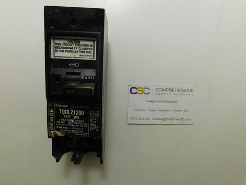 TQDL21200 - GE 200A Amp 2P Pole 240V Tqdl Main Circuit Breaker