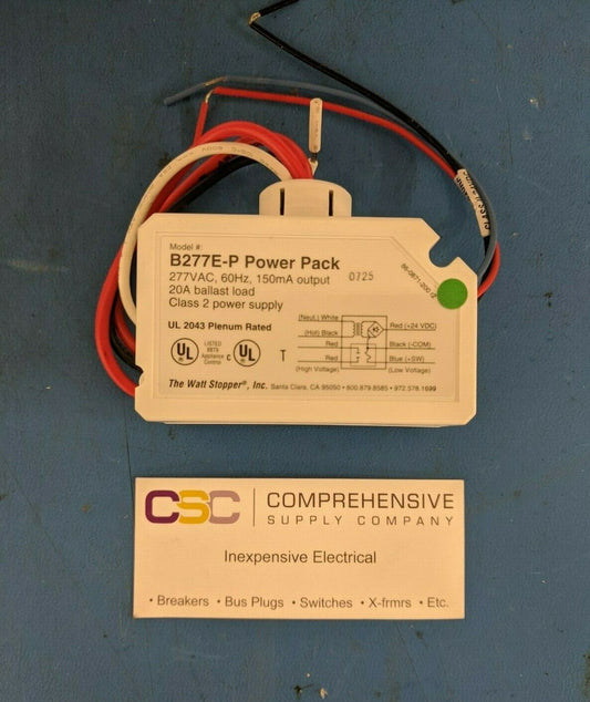 B277E-P B277EP - Wattstopper 20A Amp 277Vac, 60Hz, 24Vdc Power Pack