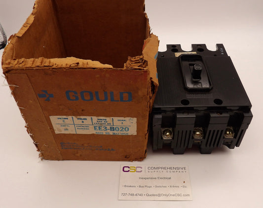EE3-B020 - ITE 20A Amp 3P Pole 10kA@240V Bolt On Circuit Breaker