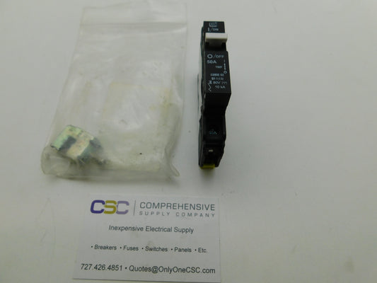 QY18U250B0 - Cbi 50A Amp 1P Pole 10kA@80V Din Rail Curve U2 Circuit Breaker
