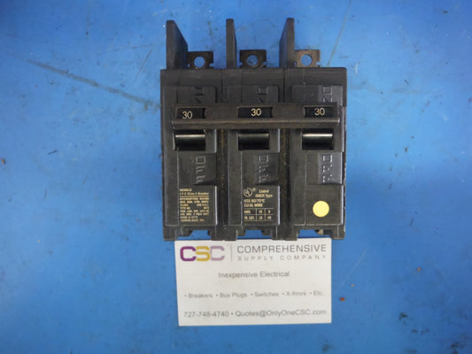 BQ3B030 - ITE 30A Amp 3P Pole 10kA@240V Bolt On Circuit Breaker - Older Series