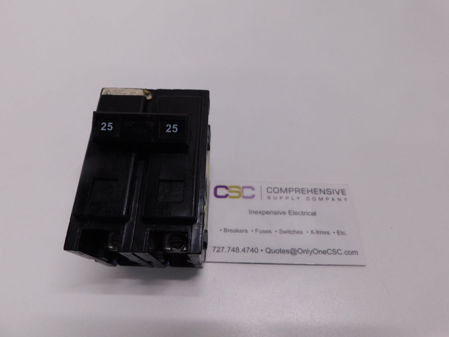 QBHW2025H - Cutler Hammer 25A Amp 2P Pole 22kA@240V Bolt On Quicklag Circuit Breaker