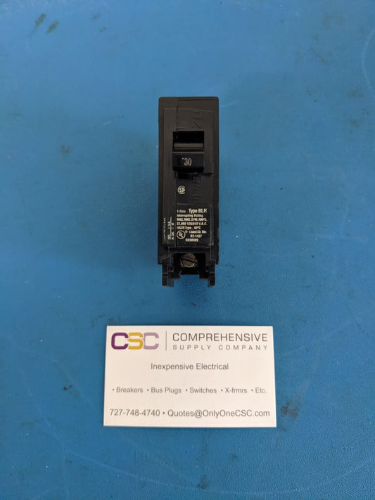 B130H - Siemens 30A Amp 1P Pole 22kA@120/240V Bolt On Circuit Breaker